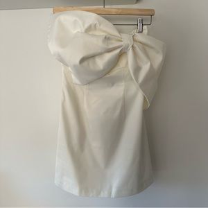 It’s The Label Gikia Bow Off The Shoulder Mini Dress